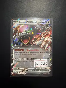 Pokemon Bloodmoon Ursaluna ex SV06: Twilight Masquerade #141/167 - Image 1