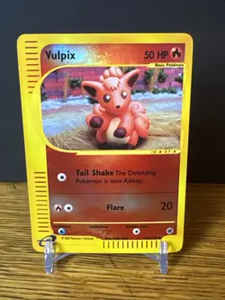 Vulpix 136/165 Expedition Base Set Reverse Holo Pokemon- MP-LP - Image 1