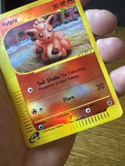 Vulpix 136/165 Expedition Base Set Reverse Holo Pokemon- MP-LP - Image 3