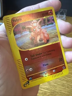 Vulpix 136/165 Expedition Base Set Reverse Holo Pokemon- MP-LP - Image 4