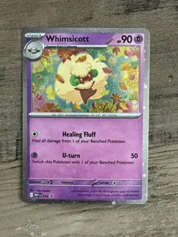 Whimsicott MEP 019 Cosmos Holo Black Star Promo Pokemon TCG Mega Evolution Rare - Image 1