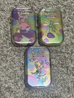 Pokemon TCG: Scarlet & Violet 151 Tin Bundle of 3 New/Sealed - Image 1
