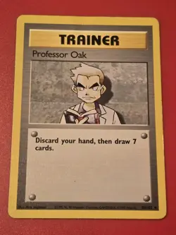 IMPOSTOR PROFESSOR OAK 73/102 R BASE SET POKEMON - Image 1