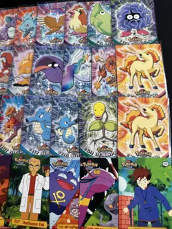 Pokemon Topps 42 Card LOT Vintage Non-Holo Cards - Image 2