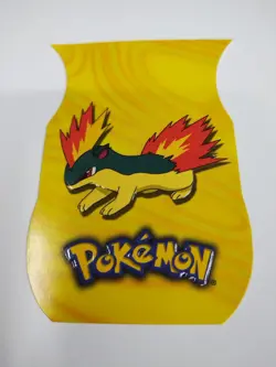 Mint/Nm 2001 Pokemon Topps Quilava Johto Series 1 Die Cut Embossed 5 of 15 Gloss - Image 1