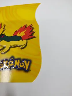 Mint/Nm 2001 Pokemon Topps Quilava Johto Series 1 Die Cut Embossed 5 of 15 Gloss - Image 2