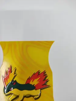 Mint/Nm 2001 Pokemon Topps Quilava Johto Series 1 Die Cut Embossed 5 of 15 Gloss - Image 4