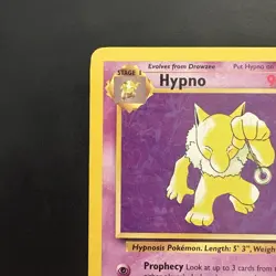 Pokemon TCG Hypno Fossil Non Holo Rare 23/62 Vintage WotC - Image 2