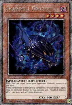 Shaddoll Dragon - Platinum Secret Rare 1st Edition RA04-EN228 - NM - YuGiOh - Image 1
