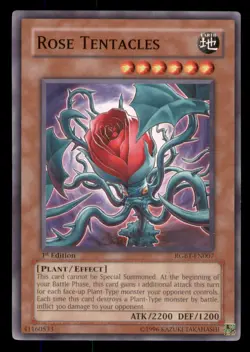 Yugioh Rose Tentacles #RGBT-EN007 Raging Battle LP - Image 1