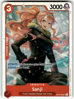 Sanji OP10-005 One Piece Royal Blood English Near Mint FOIL - Image 1