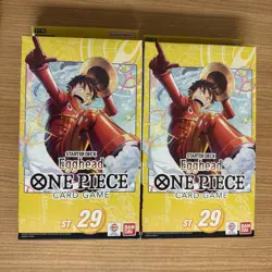 One Piece Egghead Lot Of 2 English Starter Deck Box ST-29 box only - Image 1