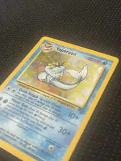 Vaporeon #12/64 Holo Rare - Jungle Set WOTC 1999 Pokemon TCG - LP/MP - Image 4