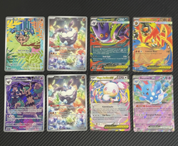 Ascended Heroes X8 Art Rare & EX Holo Rare Card Bundle Pokemon Mega Evolution NM - Image 1