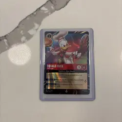 Donald Duck - Pie Slinger Disney Lorcana Park Promo Cards Holo EPCOT Arts - Image 1