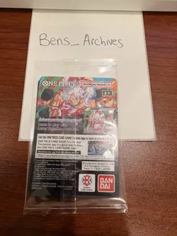 One Piece Monkey.D.Luffy [College Basketball US Voyage] P-055 Promo Card SEALED - Image 2