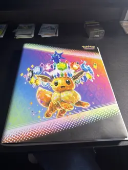 Eevee Binder - Prismatic Evolutions - Pokemon TCG - used but good condition - Image 1