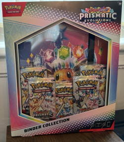 Pokemon TCG: Prismatic Evolutions Poster, Binder & Mini Tin Bundle - New - Image 2