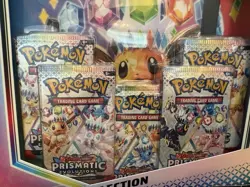Pokemon TCG: Prismatic Evolutions Poster, Binder & Mini Tin Bundle - New - Image 3