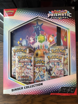 Pokemon TCG: Prismatic Evolutions Poster, Binder & Mini Tin Bundle - New - Image 4