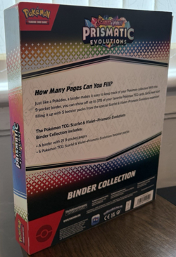 Pokemon TCG: Prismatic Evolutions Poster, Binder & Mini Tin Bundle - New - Image 5