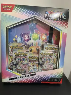 Pokemon TCG Scarlet & Violet Prismatic Evolutions Binder Collection - Sealed - Image 1