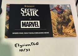 MTG Secret Lair x Marvel's Spider-Man: Daily Bugle Breaking News Non Foil Sealed - Image 1