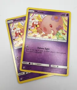 Munna 88/236 2x x2 Pokemon Card 2019 Unified Minds LP - Image 1