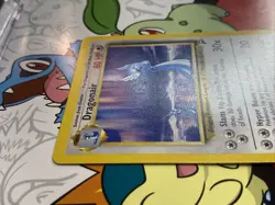 Pokemon TCG Dragonair Base Set 2 Unlimited Rare Card 22/130 Vintage Pokemon LP - Image 3