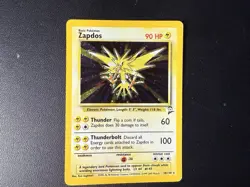 Pokemon TCG Zapdos Base Set 2 Holo Unlimited Rare Card 20/130 MP - Image 2