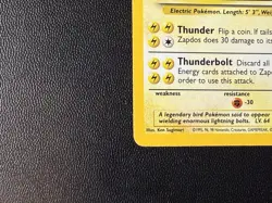 Pokemon TCG Zapdos Base Set 2 Holo Unlimited Rare Card 20/130 MP - Image 4