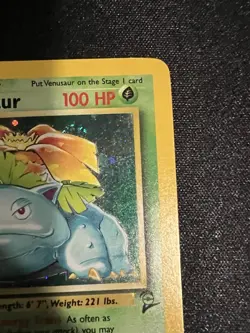 Pokemon TCG Venusaur Base Set 2 Holo Unlimited Rare Card 18/130 (LP to NM) - Image 4