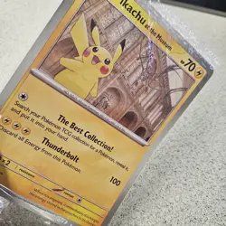 Pikachu At The Museum, Pokemon X Natural History Museum Jumbo Promo Pokemon Card - Image 5