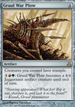 MTG magic cards 1x Gruul War Plow Guildpact Light Play, English - Image 1