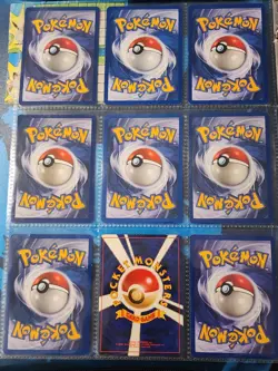 Pokemon Collection Binder Vintage Lot of Cards Holo Rares WoTC 1st Edition Etc - Image 2