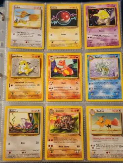 Pokemon Collection Binder Vintage Lot of Cards Holo Rares WoTC 1st Edition Etc - Image 3