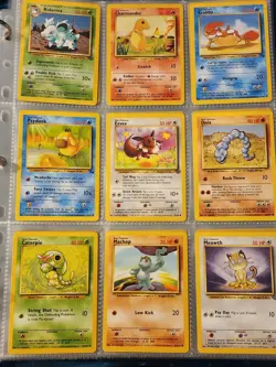 Pokemon Collection Binder Vintage Lot of Cards Holo Rares WoTC 1st Edition Etc - Image 4