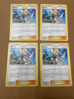 Pokemon Forbidden Light Bonnie 103/131 Cards 4x Playset x4 Uncommon LP - Image 1