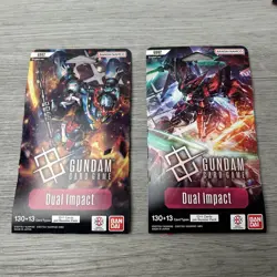 GUNDAM CARD GAME Dual Impact Sleeved Booster Packs Lot of 24 Sealed GD02 English - Image 3