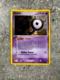 Pokemon TCG Cards Unown Y Y/28 Unseen Forces Secret Rare Holo - Image 1