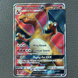 Pokemon Charizard GX Full Art Holo Black Star Promo Card SM60 🔥 - Image 1