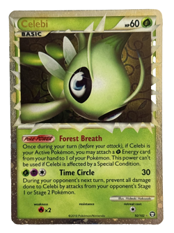 Celebi Pokemon TCG Basic Triumphant Holo Rare 92/102 Near Mint Cards HP 60 - Image 1