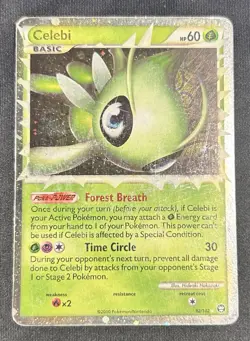 Pokemon TCG Celebi Holo Ultra Rare Card 92/102 Prime Triumphant HP - Image 1