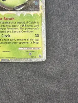 Pokemon TCG Celebi Holo Ultra Rare Card 92/102 Prime Triumphant HP - Image 3