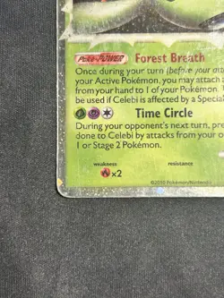 Pokemon TCG Celebi Holo Ultra Rare Card 92/102 Prime Triumphant HP - Image 5