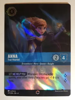 Disney Lorcana ✨Anna - True-Hearted (Enchanted) 217/204 Ursula's Return - Image 5
