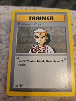 Pokemon Card - Professor Oak - Shadowless - 1st Edition - Base Set 88/102 Wotc - Image 2