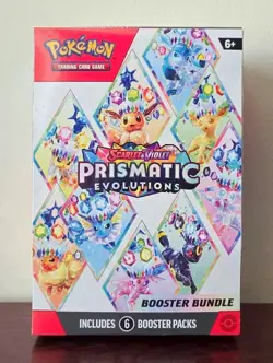 Pokemon TCG Scarlet & Violet Prismatic Evolutions Booster Bundle FACTORY SEALED - Image 1