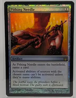 MTG Pithing Needle Foil Return to Ravnica Magic The Gathering LP - Image 1