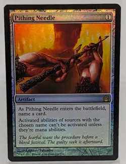 MTG Pithing Needle Foil Return to Ravnica Magic The Gathering LP - Image 4